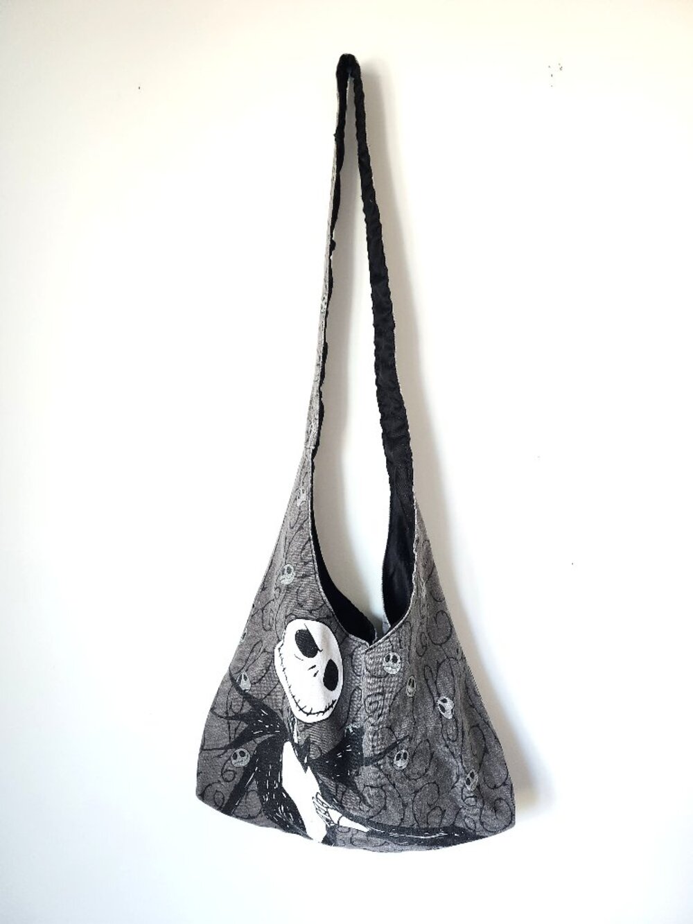Disney Nightmare Before Christmas Jack Skellington Crossbody Shoulder Hobo Bag